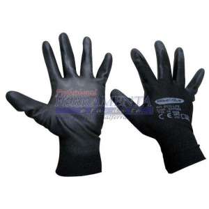 GUANTI NYLON NERO - NITRILE NERO TG.11