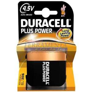 BATTERIA DURACELL PLUS 4,5V  PIATTA