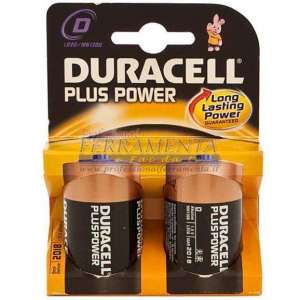 BATTERIA DURACELL PLUS POWER D MN1300 TORCIA PZ.2