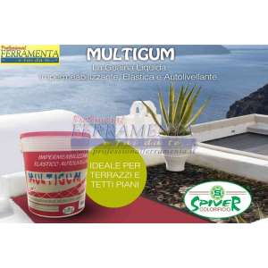 GUAINA LIQUIDA SPIVER MULTIGUM LT. 2,5 BIANCO