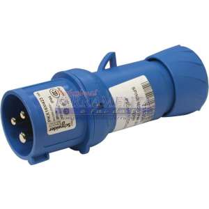 SPINA VOLANTE INDUSTRIALE 2P+T 16A 220V