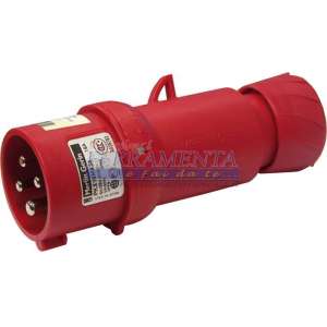 SPINA VOLANTE INDUSTRIALE 3P+T 16A 380V