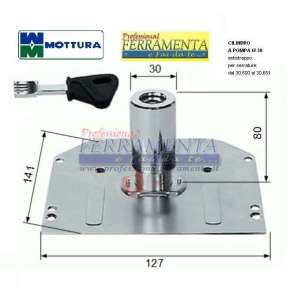 CILINDRO A POMPA MOTTURA MM.80 D.30
