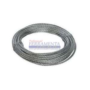 FUNE ZINCATA PLASTIFICATA MM. 3 ROTOLO MT. 10