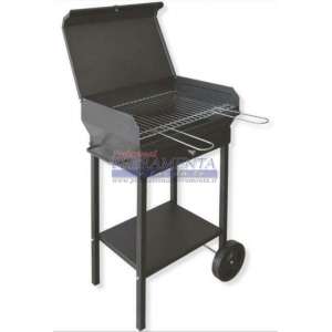 BARBECUE CM. 40X30 ARTIGIANALE GELSOMINO C/COPERCHIO