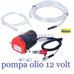 POMPA ASPIRA OLIO LUBEX 12V