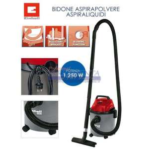 BIDONE ASPIRA SOL-LIQ LT.15 EINHELL 1250W